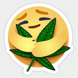 Weed Hugger Sticker